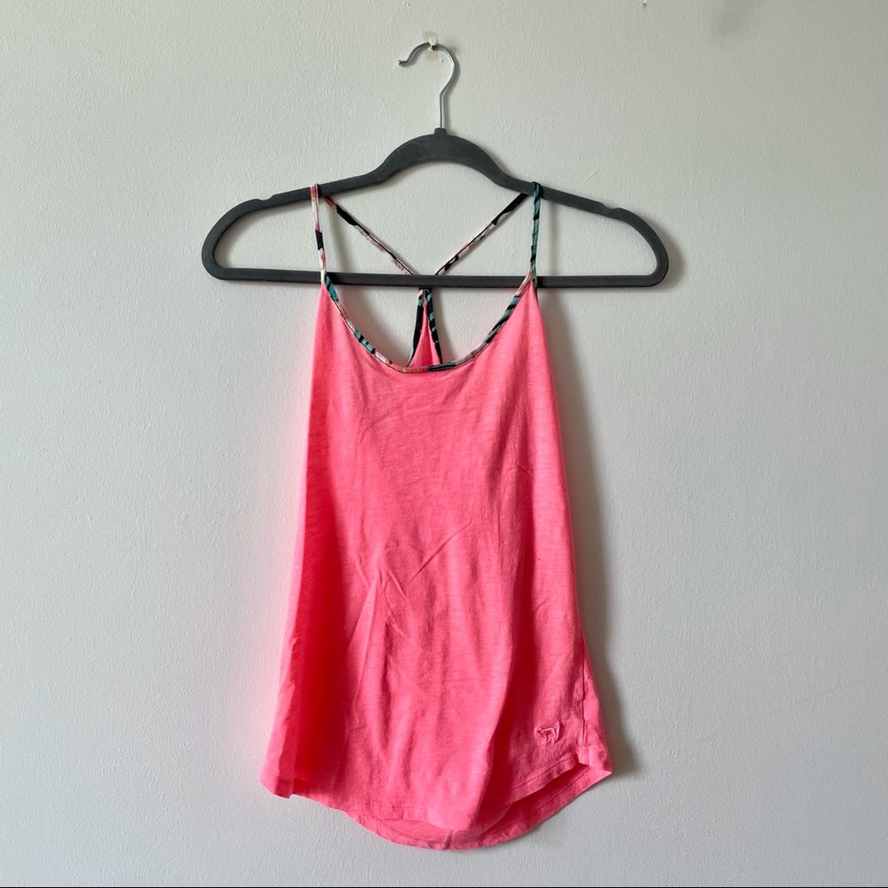 PINK Hot Pink Tank Top